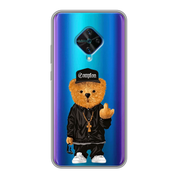 Силиконовый чехол на Vivo V17 с принтом Плюшевый медведь Силиконовый чехол на Vivo V17 с принтом Плюшевый медведь