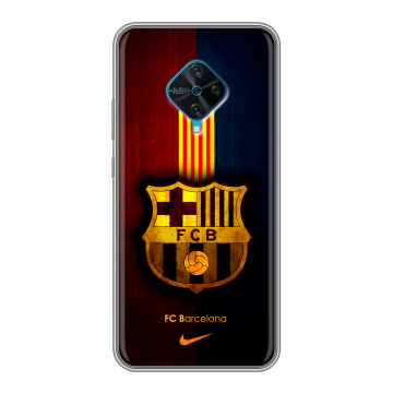 Силиконовый чехол на Vivo V17 с принтом Барселона Barcelona