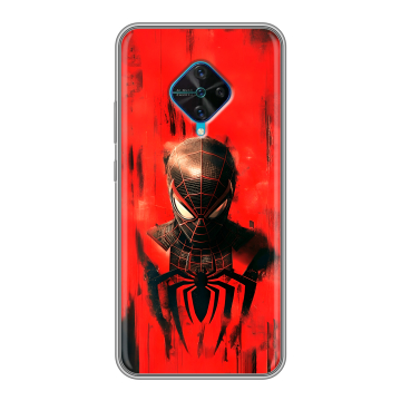 Силиконовый чехол на Vivo V17 с принтом человек паук spiderman Силиконовый чехол на Vivo V17 с принтом человек паук spiderman