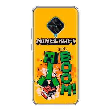 Силиконовый чехол на Vivo V17 с принтом Майнкрафт Minecraft Силиконовый чехол на Vivo V17 с принтом Майнкрафт Minecraft