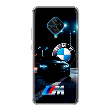 Силиконовый чехол на Vivo V17 с принтом БМВ BMW Силиконовый чехол на Vivo V17 с принтом БМВ BMW