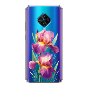Силиконовый чехол на Vivo V17 с принтом Цветы орхидеи