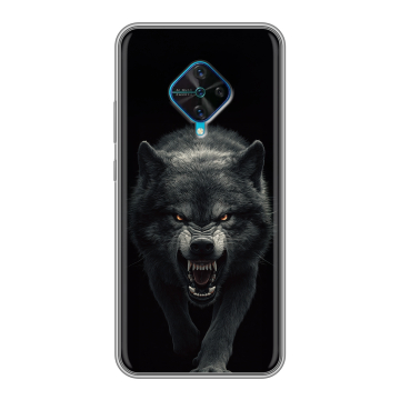 Силиконовый чехол на Vivo V17 с принтом Волк Силиконовый чехол на Vivo V17 с принтом Волк