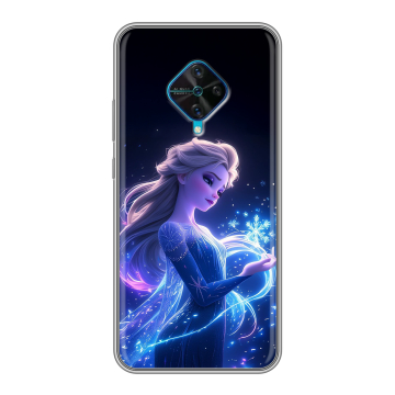 Силиконовый чехол на Vivo V17 с принтом Холодное сердце Frozen Силиконовый чехол на Vivo V17 с принтом Холодное сердце Frozen