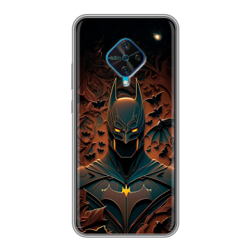 Силиконовый чехол на Vivo V17 с принтом Batman Бэтмен