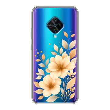Силиконовый чехол на Vivo V17 с принтом для девушки