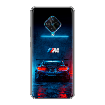 Силиконовый чехол на Vivo V17 с принтом BMW БМВ Силиконовый чехол на Vivo V17 с принтом BMW БМВ