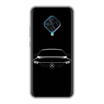 Силиконовый чехол на Vivo V17 с принтом Mercedes Мерседес Силиконовый чехол на Vivo V17 с принтом Mercedes Мерседес