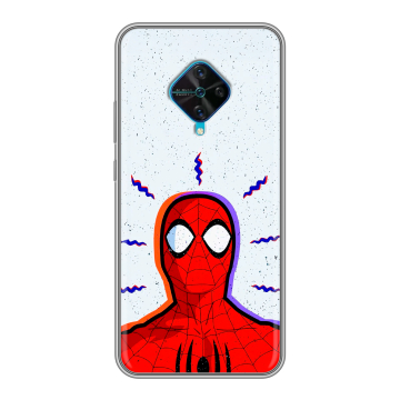 Силиконовый чехол на Vivo V17 с принтом Spiderman Человек паук