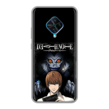 Силиконовый чехол на Vivo V17 с принтом Death note Тетрадь смерти