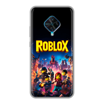 Силиконовый чехол на Vivo V17 с принтом Roblox Роблокс Силиконовый чехол на Vivo V17 с принтом Roblox Роблокс