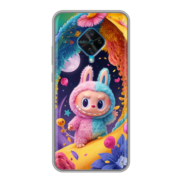 Силиконовый чехол на Vivo V17 с принтом Labubu Лабубу Силиконовый чехол на Vivo V17 с принтом Labubu Лабубу