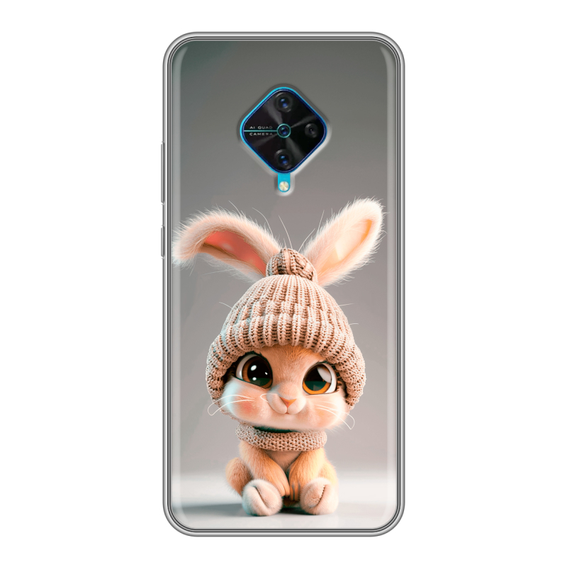 Силиконовый чехол на Vivo V17 с принтом Кролик Силиконовый чехол на Vivo V17 с принтом Кролик