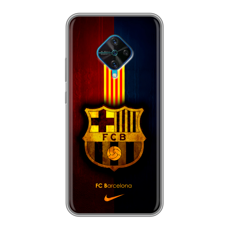 Силиконовый чехол на Vivo V17 с принтом Барселона Barcelona Силиконовый чехол на Vivo V17 с принтом Барселона Barcelona