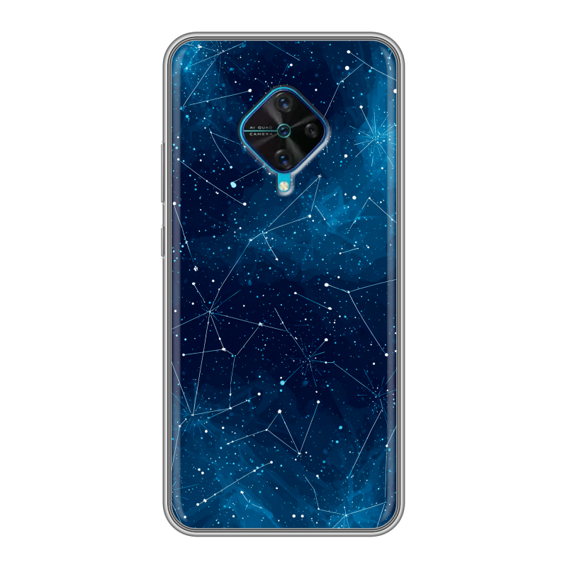Силиконовый чехол на Vivo V17 с принтом Космос звезды Силиконовый чехол на Vivo V17 с принтом Космос звезды
