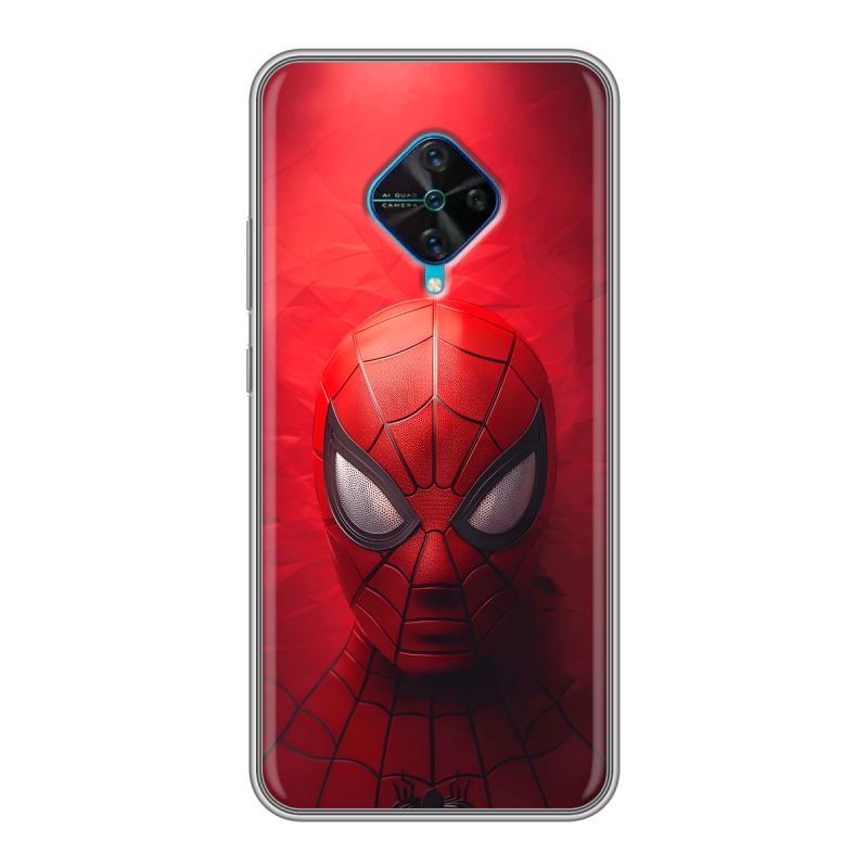 Силиконовый чехол на Vivo V17 с принтом Spiderman Человек паук Силиконовый чехол на Vivo V17 с принтом Spiderman Человек паук