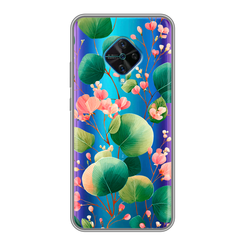 Силиконовый чехол на Vivo V17 с принтом женский Силиконовый чехол на Vivo V17 с принтом женский