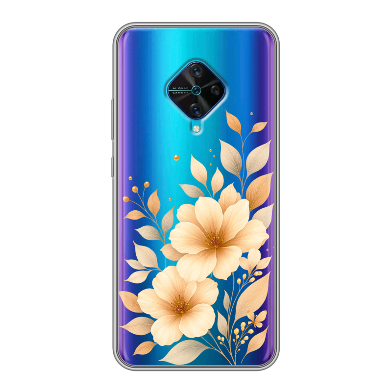 Силиконовый чехол на Vivo V17 с принтом для девушки Силиконовый чехол на Vivo V17 с принтом для девушки