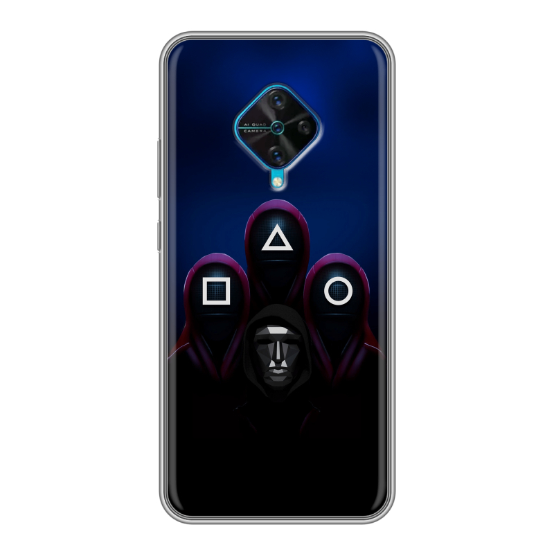 Силиконовый чехол на Vivo V17 с принтом Игра Кальмара Силиконовый чехол на Vivo V17 с принтом Игра Кальмара