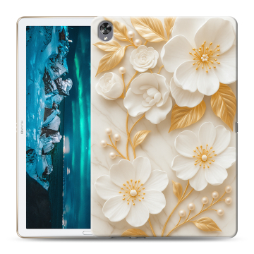 Силиконовый чехол на Huawei MediaPad M6 10.8 с принтом Цветы Силиконовый чехол на Huawei MediaPad M6 10.8 с принтом Цветы