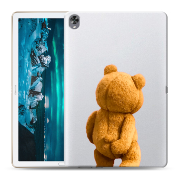 Силиконовый чехол на Huawei MediaPad M6 10.8 с принтом Медведь Силиконовый чехол на Huawei MediaPad M6 10.8 с принтом Медведь