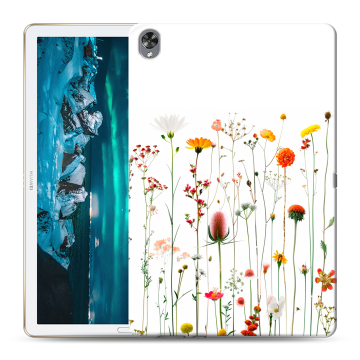 Силиконовый чехол на Huawei MediaPad M6 10.8 с принтом цветы Силиконовый чехол на Huawei MediaPad M6 10.8 с принтом цветы