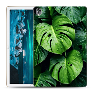 Силиконовый чехол на Huawei MediaPad M6 10.8 с принтом Листья Силиконовый чехол на Huawei MediaPad M6 10.8 с принтом Листья