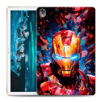 Силиконовый чехол на Huawei MediaPad M6 10.8 с принтом Железный человек Ironman Силиконовый чехол на Huawei MediaPad M6 10.8 с принтом Железный человек Ironman