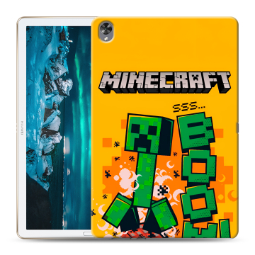 Силиконовый чехол на Huawei MediaPad M6 10.8 с принтом Майнкрафт Minecraft Силиконовый чехол на Huawei MediaPad M6 10.8 с принтом Майнкрафт Minecraft