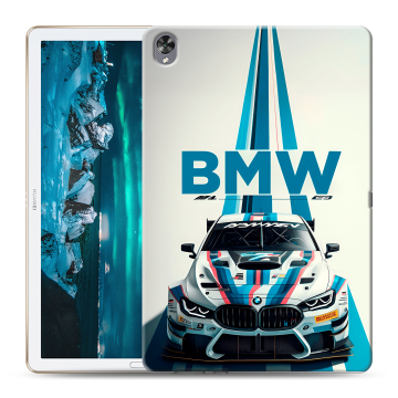 Силиконовый чехол на Huawei MediaPad M6 10.8 с принтом БМВ BMW Силиконовый чехол на Huawei MediaPad M6 10.8 с принтом БМВ BMW