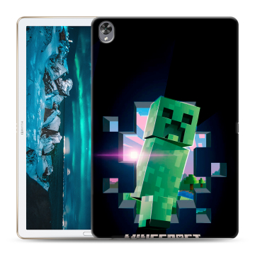 Силиконовый чехол на Huawei MediaPad M6 10.8 с принтом Майнкрафт Minecraft Силиконовый чехол на Huawei MediaPad M6 10.8 с принтом Майнкрафт Minecraft