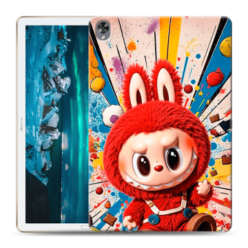 Силиконовый чехол на Huawei MediaPad M6 10.8 с принтом Labubu Лабубу Силиконовый чехол на Huawei MediaPad M6 10.8 с принтом Labubu Лабубу