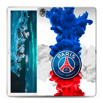 Силиконовый чехол на Huawei MediaPad M6 10.8 с принтом PSG ПСЖ