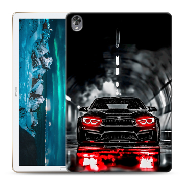 Силиконовый чехол на Huawei MediaPad M6 10.8 с принтом BMW БМВ