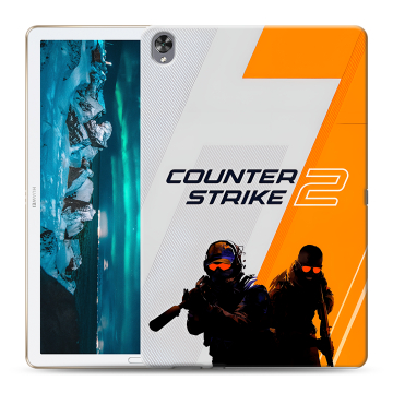 Силиконовый чехол на Huawei MediaPad M6 10.8 с принтом Counter Strike Силиконовый чехол на Huawei MediaPad M6 10.8 с принтом Counter Strike