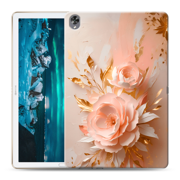 Силиконовый чехол на Huawei MediaPad M6 10.8 с принтом женский