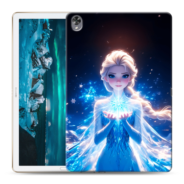 Силиконовый чехол на Huawei MediaPad M6 10.8 с принтом Холодное сердце Frozen Силиконовый чехол на Huawei MediaPad M6 10.8 с принтом Холодное сердце Frozen
