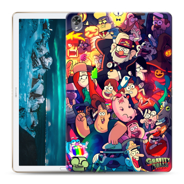 Силиконовый чехол на Huawei MediaPad M6 10.8 с принтом Gravity Falls Гравити Фолз Силиконовый чехол на Huawei MediaPad M6 10.8 с принтом Gravity Falls Гравити Фолз