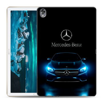 Силиконовый чехол на Huawei MediaPad M6 10.8 с принтом Mercedes Мерседес