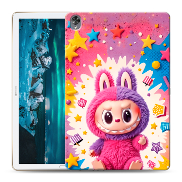 Силиконовый чехол на Huawei MediaPad M6 10.8 с принтом Labubu Лабубу Силиконовый чехол на Huawei MediaPad M6 10.8 с принтом Labubu Лабубу