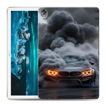 Силиконовый чехол на Huawei MediaPad M6 10.8 с принтом BMW БМВ