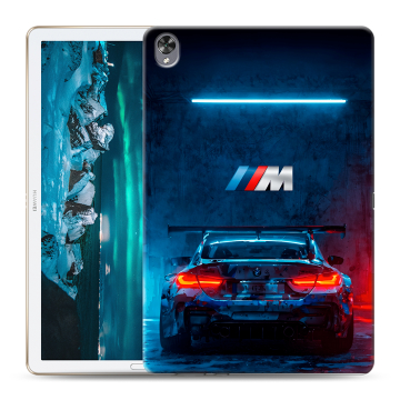 Силиконовый чехол на Huawei MediaPad M6 10.8 с принтом BMW БМВ Силиконовый чехол на Huawei MediaPad M6 10.8 с принтом BMW БМВ