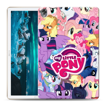Силиконовый чехол на Huawei MediaPad M6 10.8 с принтом My little pony Дружба чудо