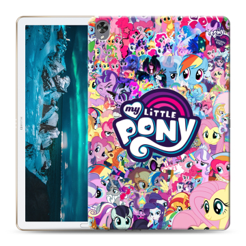 Силиконовый чехол на Huawei MediaPad M6 10.8 с принтом My little pony Дружба чудо Силиконовый чехол на Huawei MediaPad M6 10.8 с принтом My little pony Дружба чудо