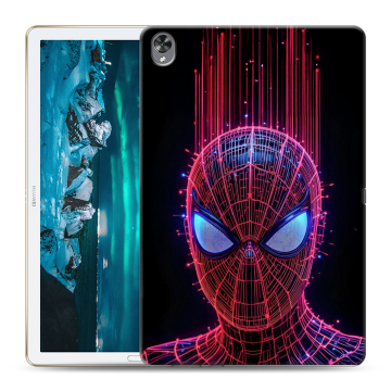 Силиконовый чехол на Huawei MediaPad M6 10.8 с принтом Spiderman Человек паук Силиконовый чехол на Huawei MediaPad M6 10.8 с принтом Spiderman Человек паук