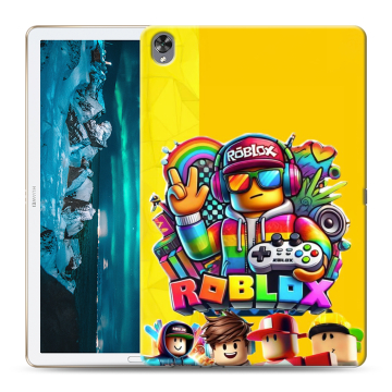 Силиконовый чехол на Huawei MediaPad M6 10.8 с принтом Roblox Роблокс Силиконовый чехол на Huawei MediaPad M6 10.8 с принтом Roblox Роблокс