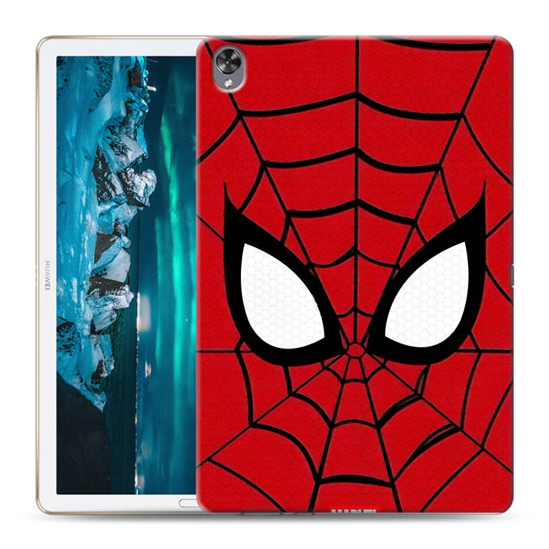 Силиконовый чехол на Huawei MediaPad M6 10.8 с принтом человек паук spiderman Силиконовый чехол на Huawei MediaPad M6 10.8 с принтом человек паук spiderman