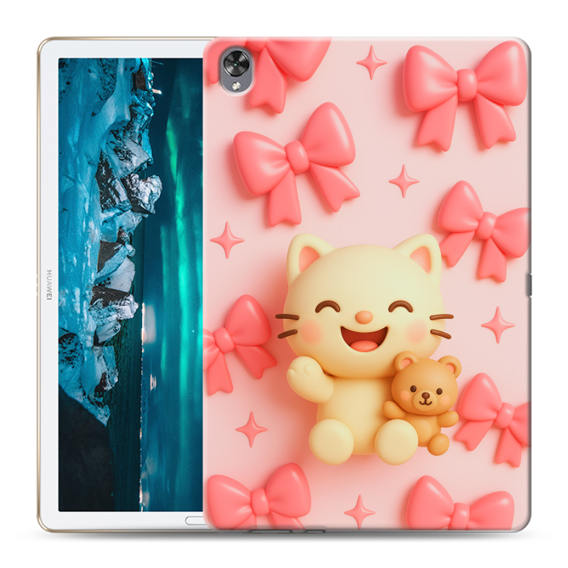 Силиконовый чехол на Huawei MediaPad M6 10.8 с принтом для девочек Силиконовый чехол на Huawei MediaPad M6 10.8 с принтом для девочек