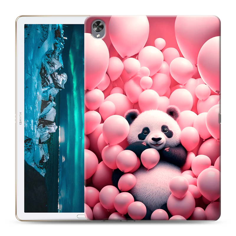 Силиконовый чехол на Huawei MediaPad M6 10.8 с принтом Панда Силиконовый чехол на Huawei MediaPad M6 10.8 с принтом Панда