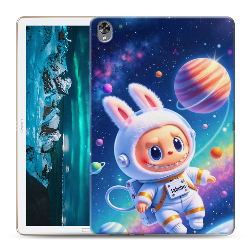 Силиконовый чехол на Huawei MediaPad M6 10.8 с принтом Labubu Лабубу Силиконовый чехол на Huawei MediaPad M6 10.8 с принтом Labubu Лабубу
